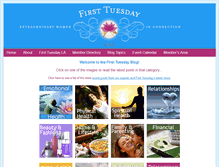Tablet Screenshot of firsttuesdayblog.com